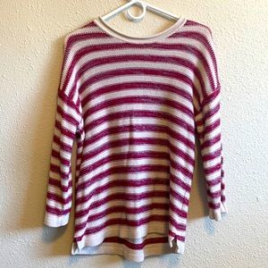 Slouchy striped sweater